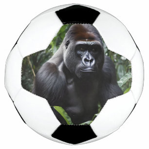 Ballon De Foot Le roi du gorille de minuit : Monarque de la forêt