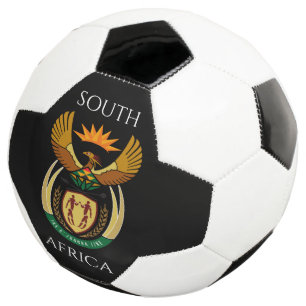 Ballon De Foot l'emblème sud-africain football
