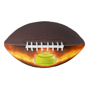 Ballon De Foot Les flammes de balle molle jaune de SlipperyJoe ra