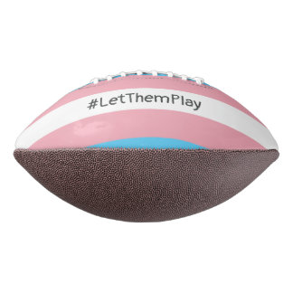 Ballon De Foot #Let'ThemPlay Drapeau Transgenre Athlètes