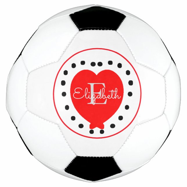 BALLON DE FOOT LETTRE INITIALE GRECQUE CHIC GRECQUE CHIC CHAÎNE M (Devant)