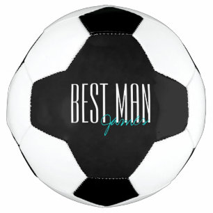 Ballon De Foot Lettres audacieuses "Best Man" Soirée de mariage p
