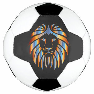 Ballon De Foot Lion, Grand Félin, conception chromatique,
