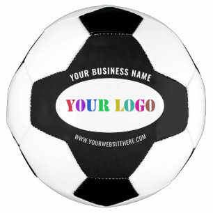Ballon De Foot Logo de l'entreprise et Modèle de balle de footbal