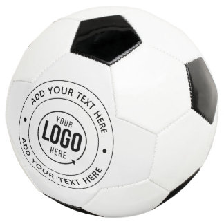 Ballon De Foot ⚽ Logo et Texte Personnalisé Équipe Promo Gear