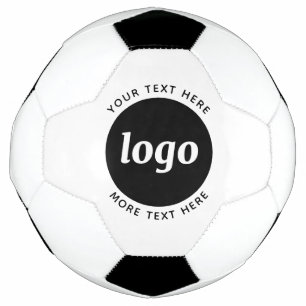 Ballon De Foot Logo simple avec texte commercial