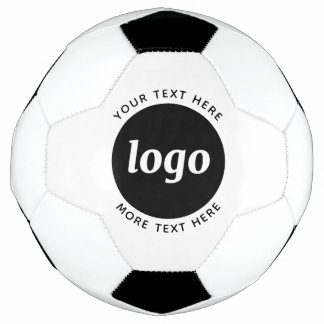Ballon De Foot Logo simple avec texte commercial