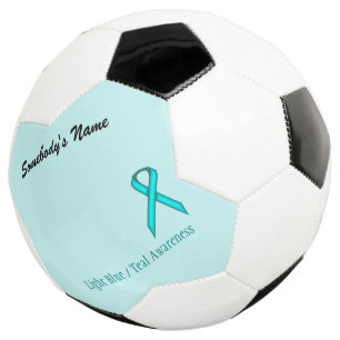 Ballon De Foot Lt Blue/Turquoise Standard Rbn Tmpl par Kenneth Yo
