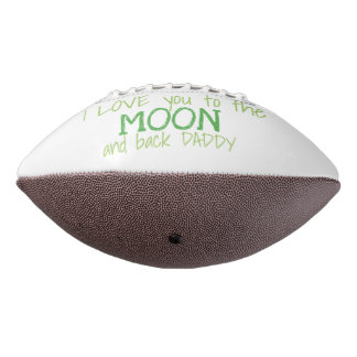 Ballon De Foot Lune Cool et Football Personnalisé Papa Retour