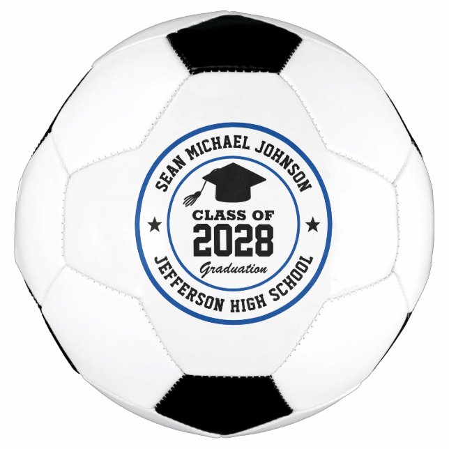 Ballon De Foot Lycée Classe De Diplôme De Collège (Devant)