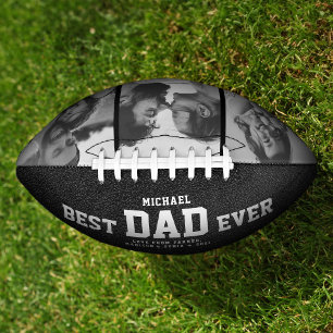 Ballon De Foot MEILLEUR DAD JAMAIS Cool moderne photos noir et bl