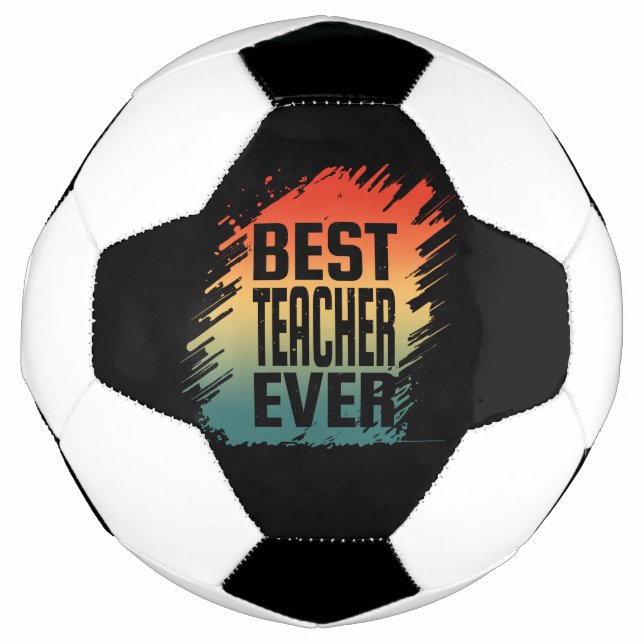 BALLON DE FOOT MEILLEUR ENSEIGNANT JAMAIS (Devant)