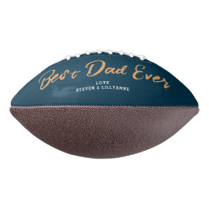 Ballon De Foot Meilleur papa jamais une typographie moderne Perso