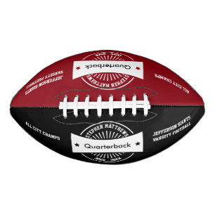 Ballon De Foot Méménite de football principal Badge blanc