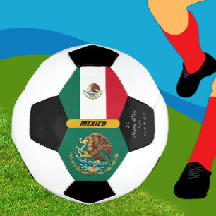 Ballon De Foot Mexique Personnalisé, Drapeau, Photo Soccer Ball