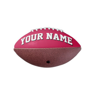 Ballon De Foot Mini CRIMSON ROUGE ET BLANC Football Personnalisé
