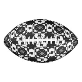 Ballon De Foot Minimalist retro check pattern – Monochrome design