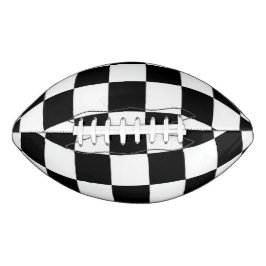 Ballon De Foot Minimalist Retro Checkered – Monochrome Streetwear