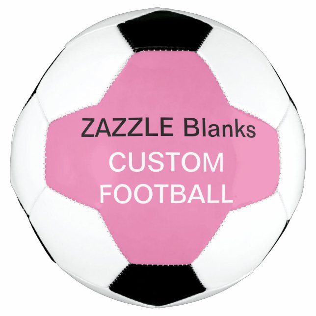 Ballon De Foot Modèle BABY PINK pour impression personnalisée (Devant)