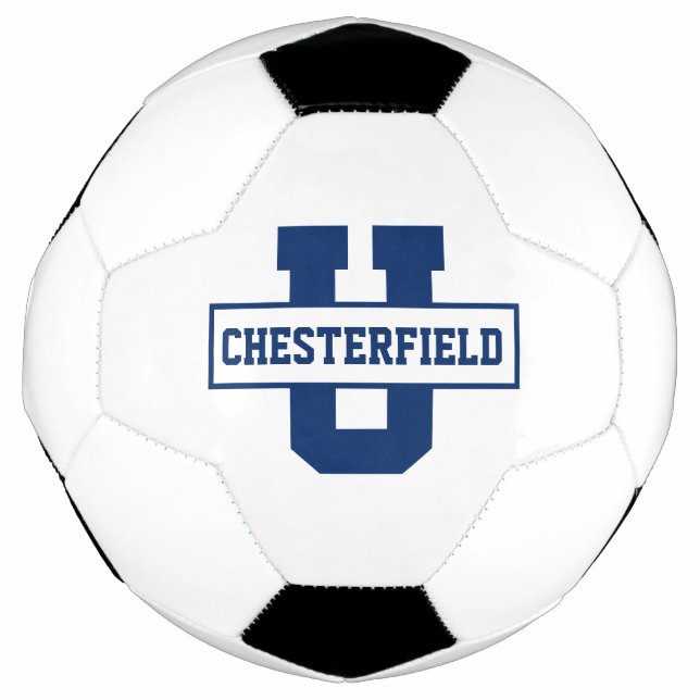 Ballon De Foot Modèle monogramme de l'équipe sportive personnalis (Devant)