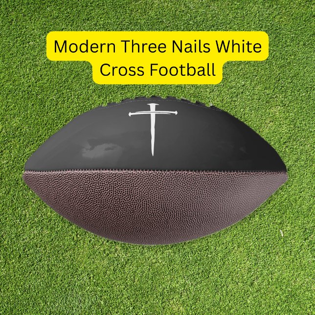 Ballon De Foot Modern Three Nails White Cross (Modern Three Nails White Cross Football
)