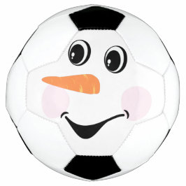 Ballon De Foot Moderne Cute Custom Snowman visage Winter Party
