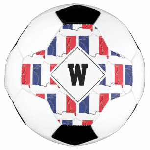 Ballon De Foot MONogramme FLAG FRANCE