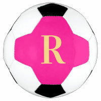 Monogramme simple personnalisé rose chaud