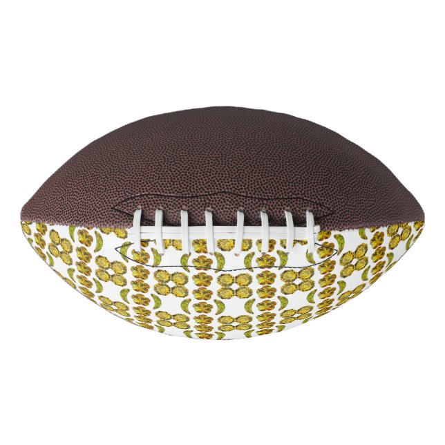 Ballon De Foot Motif à pointes jaunes (Devant)