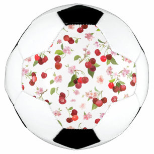 Ballon De Foot Motif cerise 1