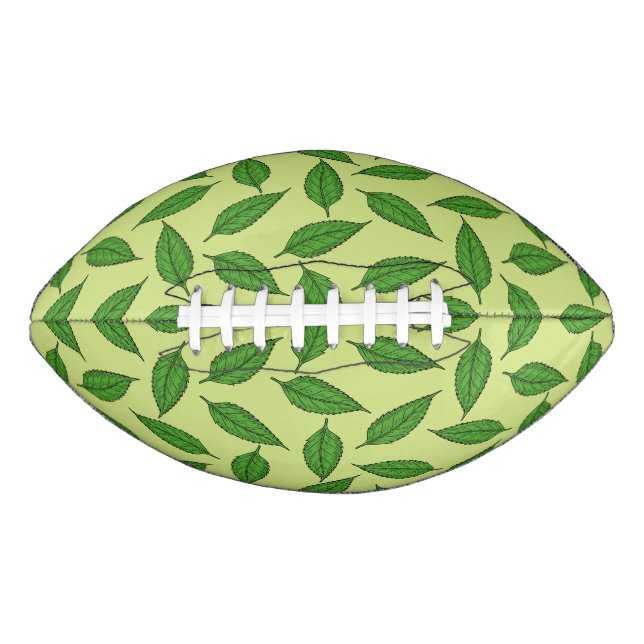 Ballon De Foot Motif De Feuilles, Motif De Feuilles, Feuilles De  (Devant)