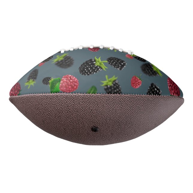 Ballon De Foot Motif framboise 2 (Tourné à 270°)