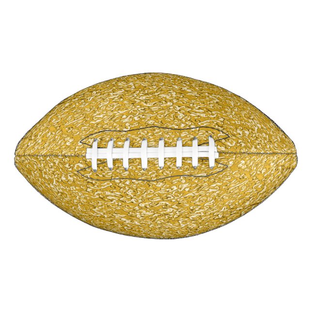 Ballon De Foot Motif PURE GOLD Splatter + votre texte / photo (Devant)