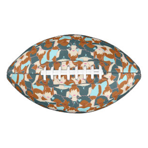 Ballon De Foot Motif sans couture avec filles noires et blanches