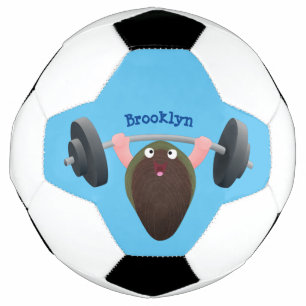 Ballon De Foot Moule amusante travaillant sur l'illustration de d
