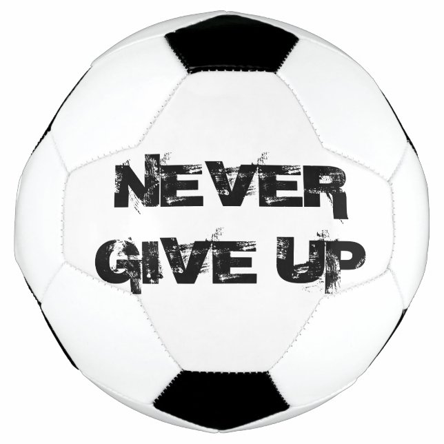 Ballon De Foot N'abandonne jamais (Devant)