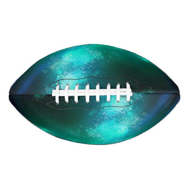 Ballon De Foot Night Sky Emerald Football américain (Devant)