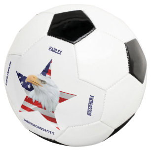 Ballon De Foot Noble Aigle, Drapeau Américain, Étoile