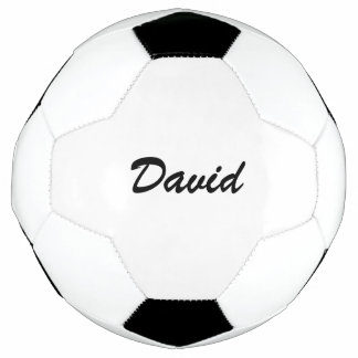 Ballon De Foot Nom de script personnalisé minimaliste