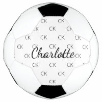 Nom des initiales du monogramme noir blanc