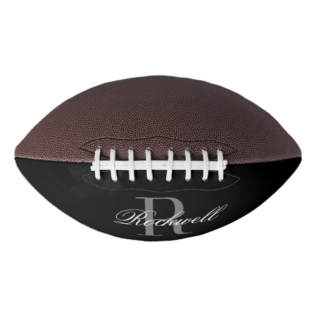 Ballon De Foot Nom personnalisé Monogramme (Devant)
