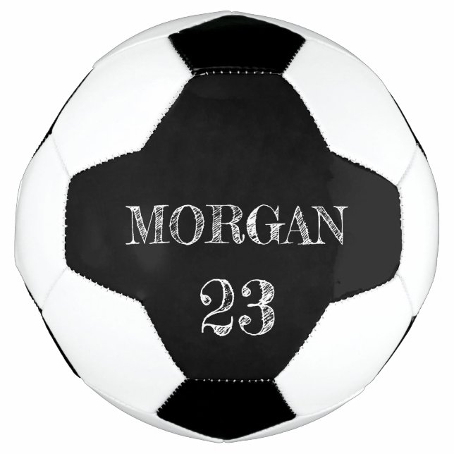 Ballon De Foot Nom personnalisé Numéro du joueur de balle (Devant)
