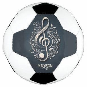 Ballon De Foot Note sur le Clé musical de nom personnalisé