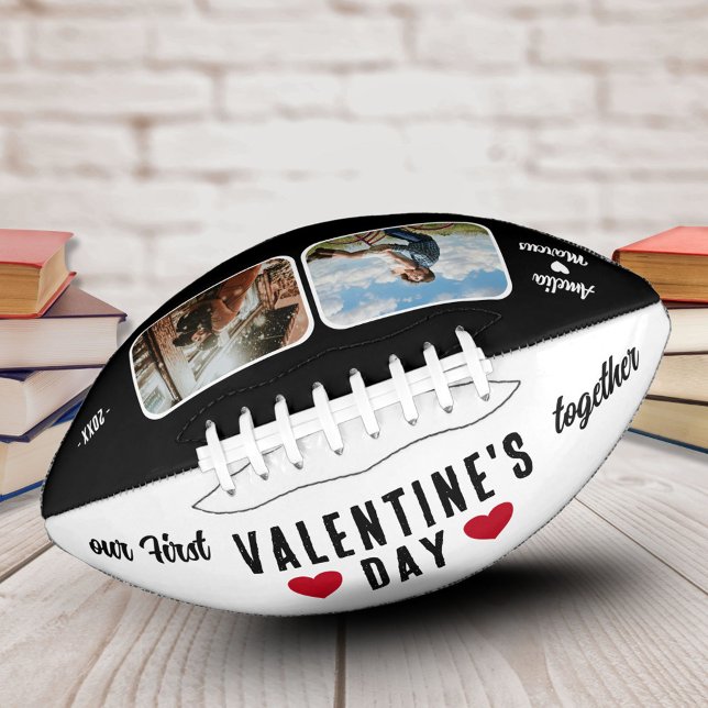Ballon De Foot Notre première Saint Valentin Ensemble 2 Photos (Créateur téléchargé)