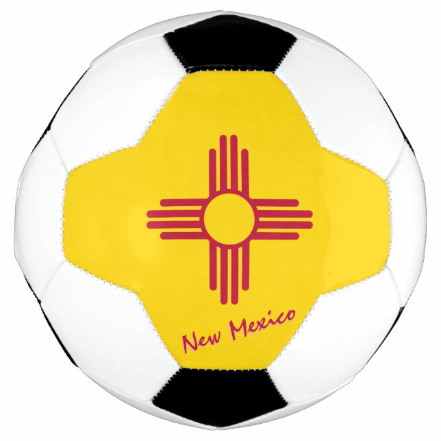 Ballon De Foot Nouveau-Mexique Football & Drapeau mexicain / USA  (Devant)