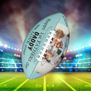 Ballon De Foot Nouveau papa 1ère Fête des Pères Bleu Football Per