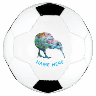 BALLON DE FOOT NOUVELLE-ZÉLANDE PERSONNALISÉE KIWI PAUA SOCCER BA