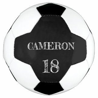 Ballon De Foot Numéro de nom d'athlète simple personnalisé
