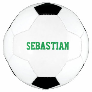 Ballon De Foot Numéro d'équipe de sport personnalisé vert personn