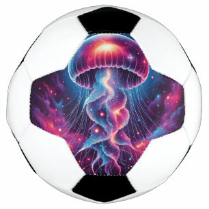 Ballon De Foot Oeuvre de méduse cosmique Galaxie